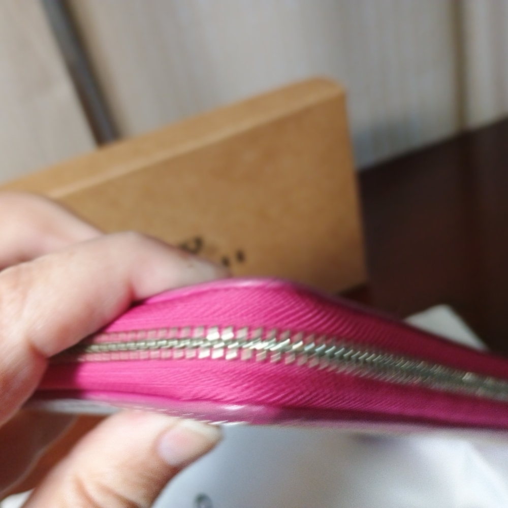 Coach Tattersol Heritage Plaid Zipper Wallet - Picture 4 of 8